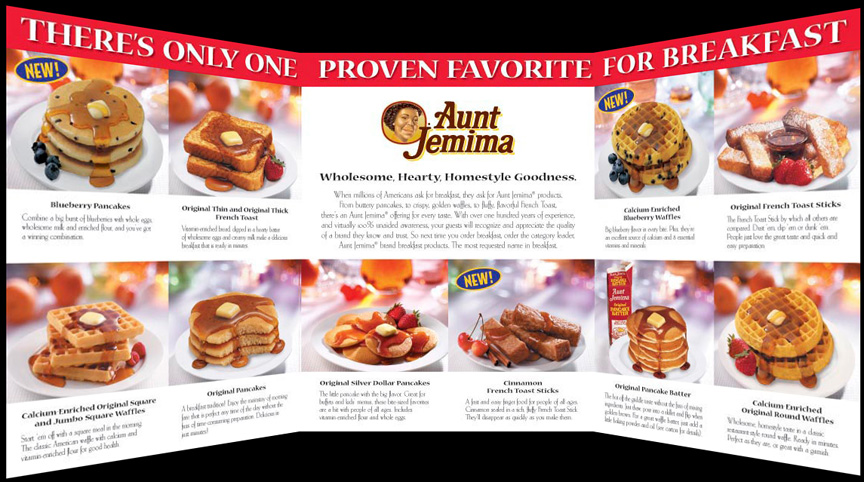 Aunt Jemima Brochure