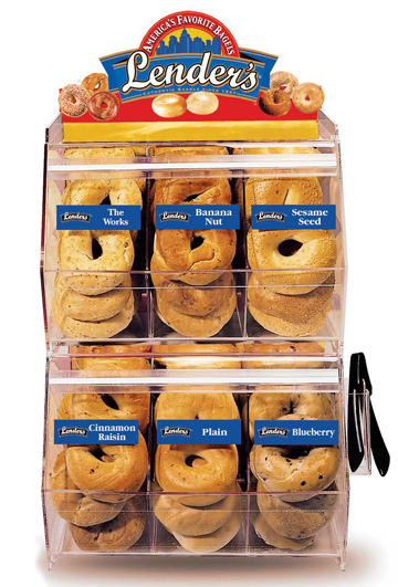 Lender's Bagels Couner Display