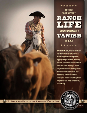 TSCRA Texas and Southwestern Cattle Raisers Association Ad Campaign