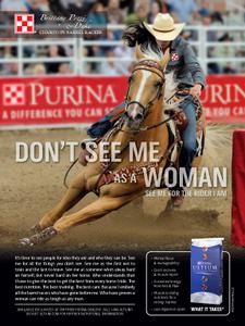 Purina Ultium Horse Brittany Pozzi Barrel Racing